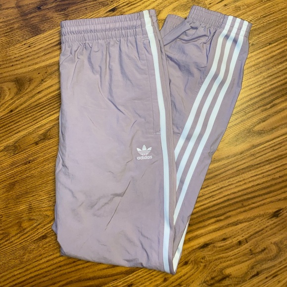 Adidas Lavender Puffy Track Pants - Picture 3 of 5